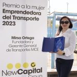 Mujer de Los Andes recibe el “Premio Emprendedora del Transporte 2023”