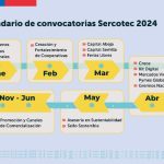 Sercotec anuncia su calendario de convocatorias 2024